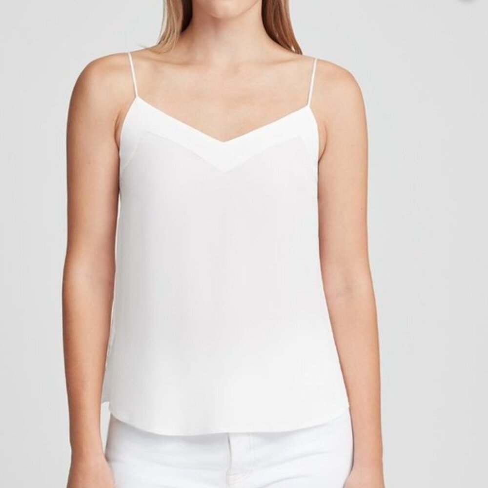 Cuyana- Silk Cami White - Size Medium